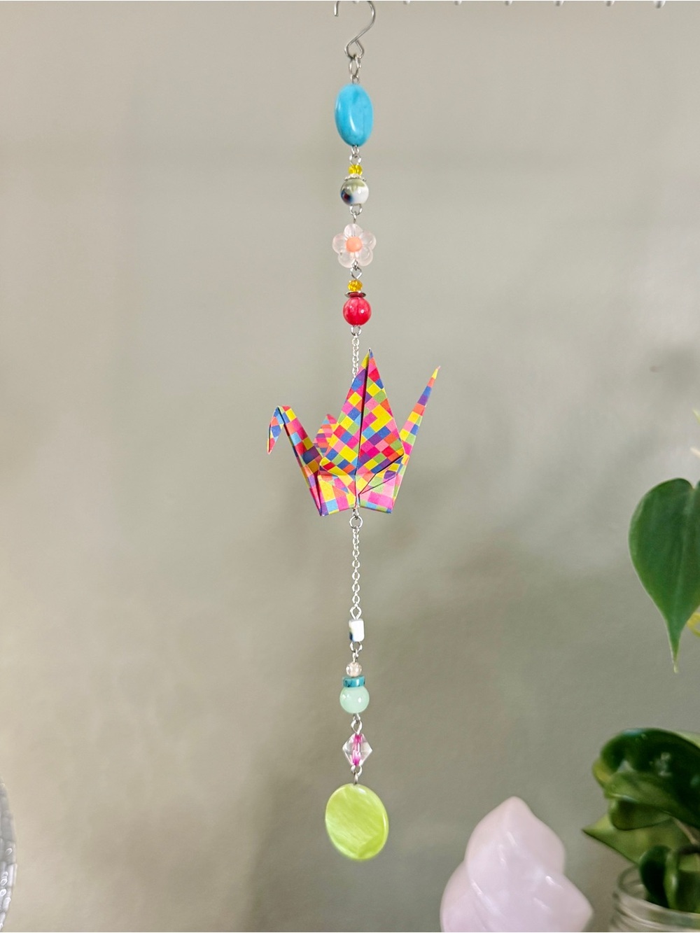 Origami Ornament #2565 - Medium Paper Crane